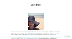 Desktop Screenshot of callieenlow.com